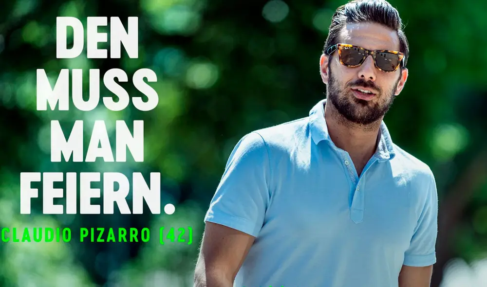 Ya retirado del fútbol, Claudio Pizarro celebra sus 42 años. Foto: Twitter @WerderBremen Ya retirado del fútbol, Claudio Pizarro celebra sus 42 años. Foto: Twitter @WerderBremen