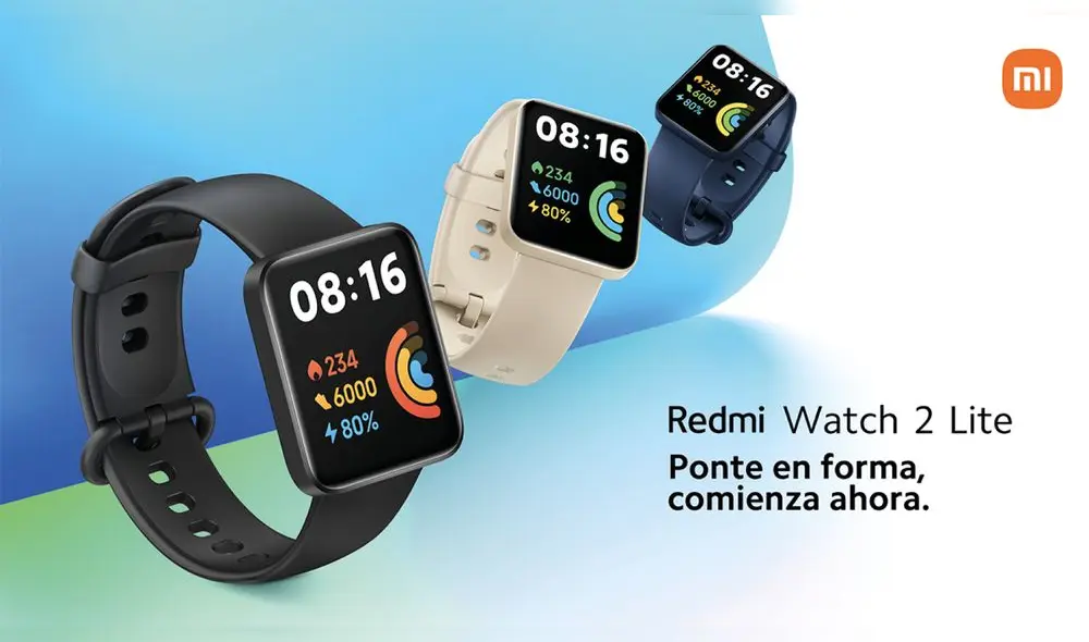 Conoce las funciones del nuevo Redmi Watch 2 Lite. Foto: Xiaomi