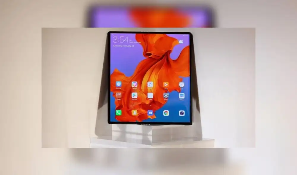 Huawei Mate X es el primer smartphone plegable de la firma china. Huawei Mate X es el primer smartphone plegable de la firma china.