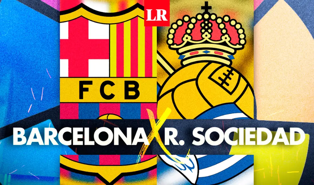 Con Lionel Messi, Barcelona recibe en su fortín a la Real Sociedad, líder de LaLiga Santander. Gráfica: Fabrizio Oviedo/La República.