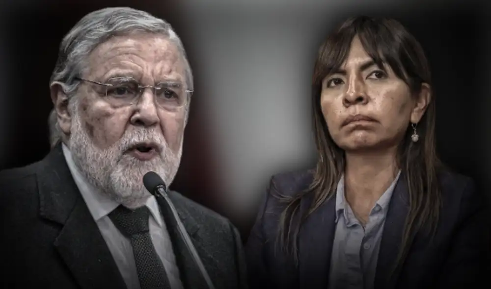 Giuliana Loza también niega encuentro con Ernesto Blume. Composición: La República.