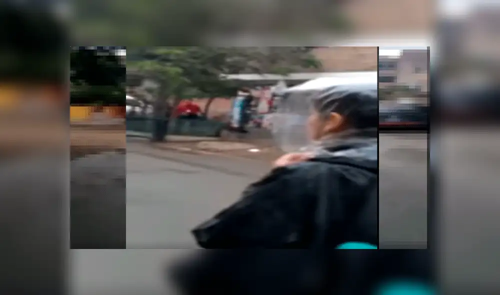 Facebook: Peruana utiliza peligroso método para evitar que la llovizna no 'destruya' su peinado [VIDEO]