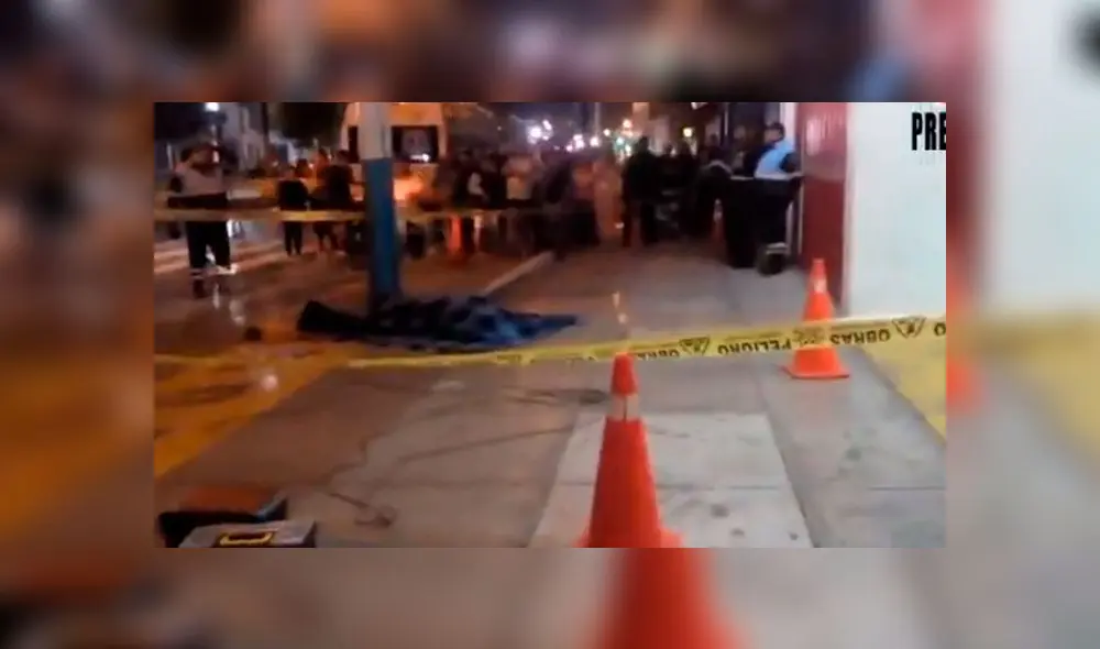 Bombero falleció tras caer de quinto piso. Créditos: Captura Prensa Chalaca. Bombero falleció tras caer de quinto piso. Créditos: Captura Prensa Chalaca.