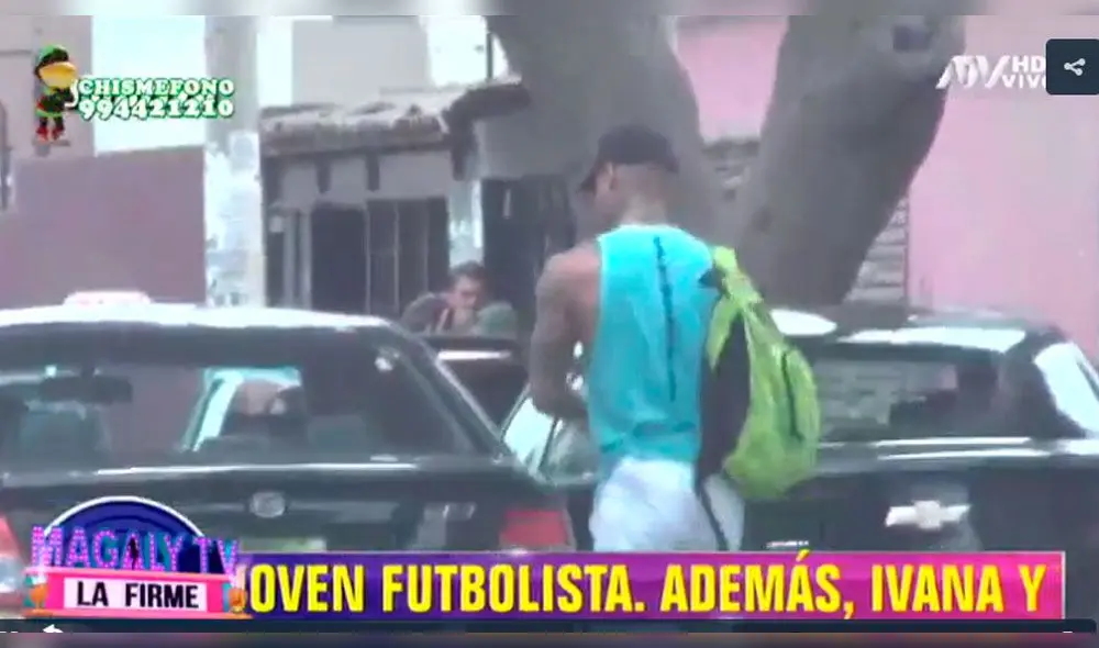 Angie Arizaga y Jota Benz fueron captados juntos en salida nocturna. Foto: Magaly TV, la Firme