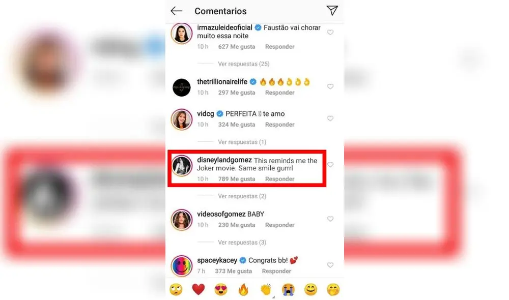 Comparan video de "Lose you to love me"  de Selena Gomez con escena de película "Joker" de Joaquin Phoenix. Fuente: Instagram