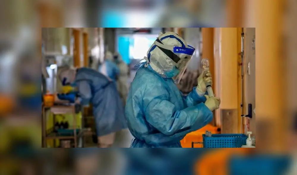 Médica en Wuhan, China. Foto: AFP. Médica en Wuhan, China. Foto: AFP.