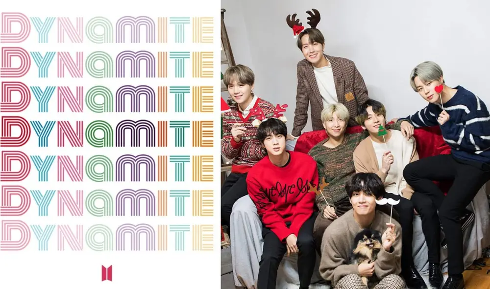 "Dynamite" regresa, esta vez como una versión navideña precisa para la festiva época del año. Foto: composición La República / Big Hit