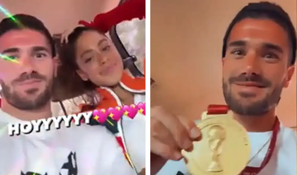 Rodrigo De Paul y Tini se lucen muy enamorados en las redes sociales. Foto: Instagram Tini Stoessel