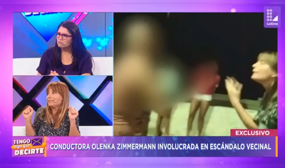 Olenka Zimmermann explica por qué insultó a menor de edad en San Bartolo