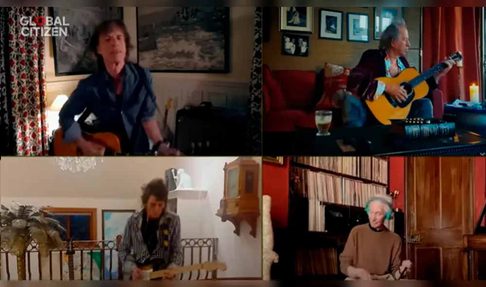 Rolling Stones sorprenden en One World Together At Home con batería “invisible”