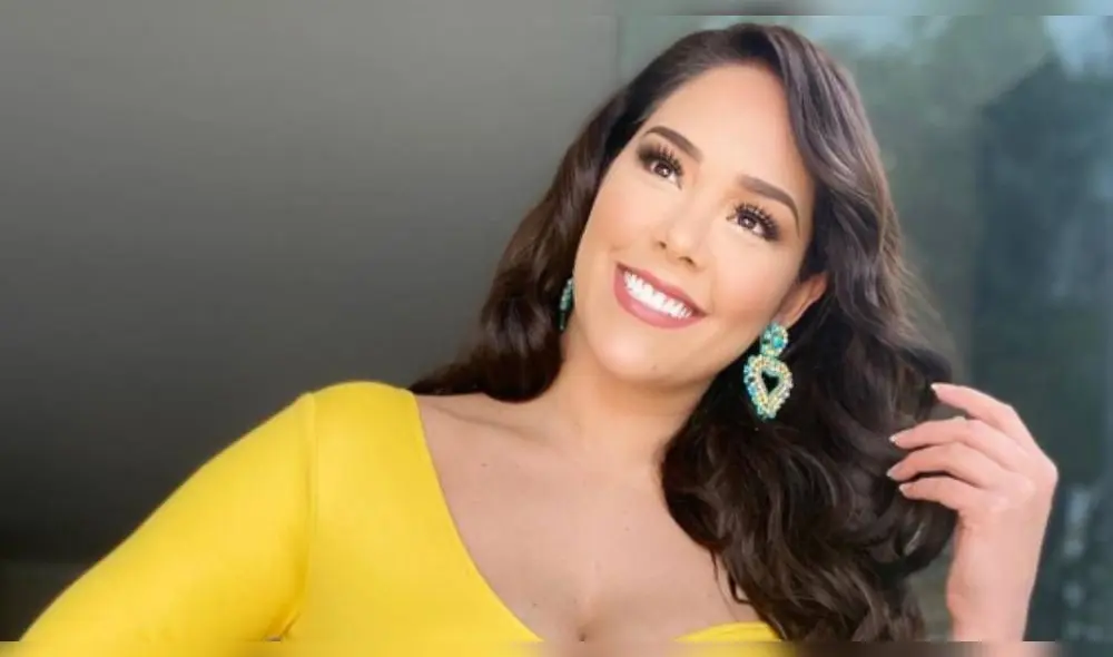 Karen Schwarz luciendo un vestido amarillo. | FOTO: Instagram de Karen Schwarz.