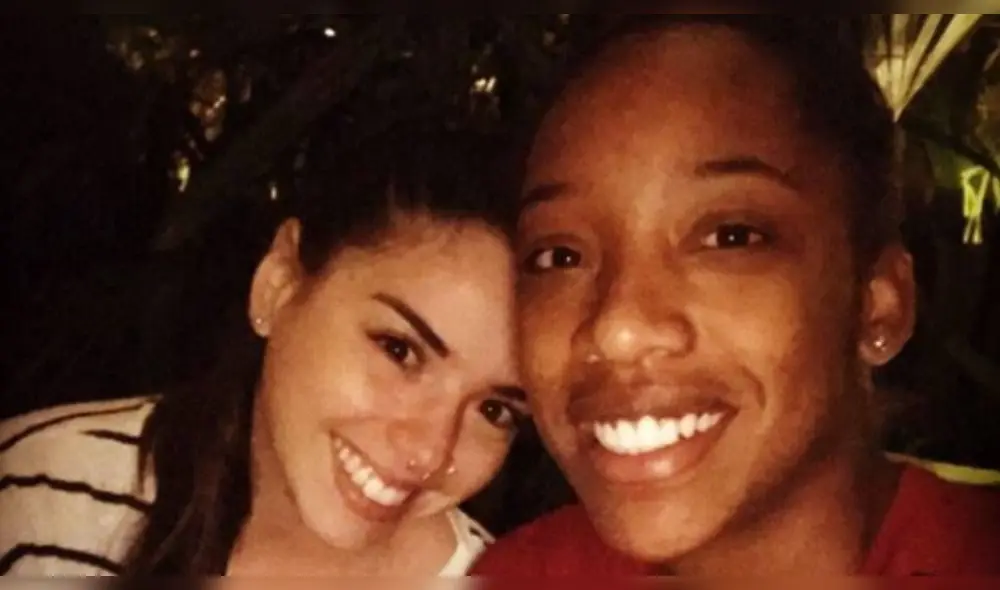 Clarivett Yllescas y su novia Patricia Graterol