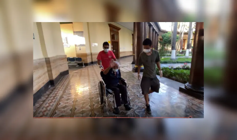 Cajamarquino de 90 años es el paciente por coronavirus más longevo en recibir alta médica. Foto: Minsa