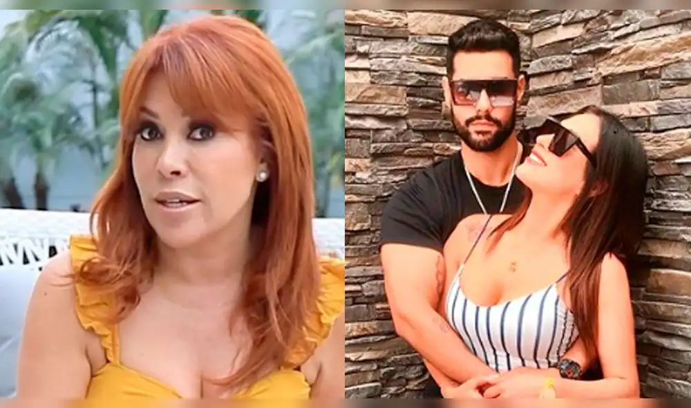 Magaly Medina expone publicaciones de Fátima Segovia y su pareja  Foto: composición / Instagram