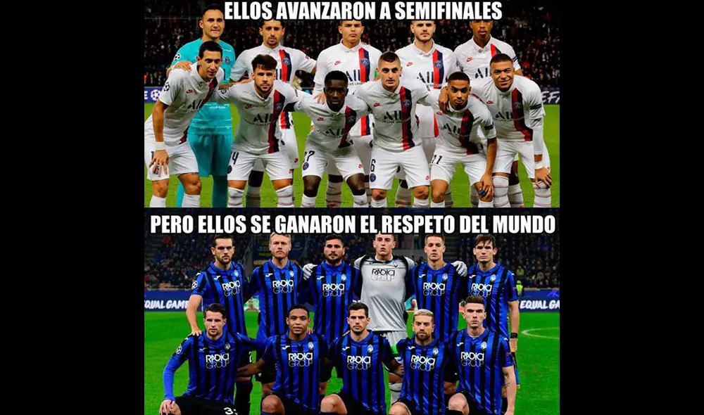PSG vs. Atalanta: los mejores memes del partido.