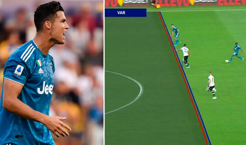 El VAR le anuló el primer gol de Cristiano Ronaldo con la Juventus de Turín en la presente temporada de Serie A 2019-20. El VAR le anuló el primer gol de Cristiano Ronaldo con la Juventus de Turín en la presente temporada de Serie A 2019-20.