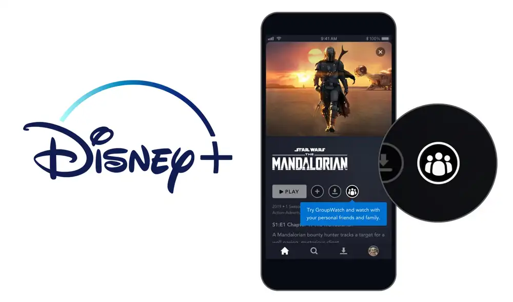 La nueva función permite ver contenido de Disney Plus con otras seis personas. | Foto: Composición La República / Disney Plus