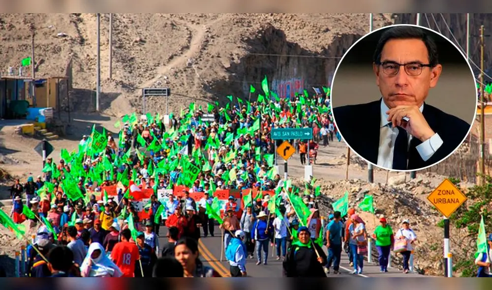 Tía María: Congresistas de Arequipa citan de urgencia a Vizcarra por huelga