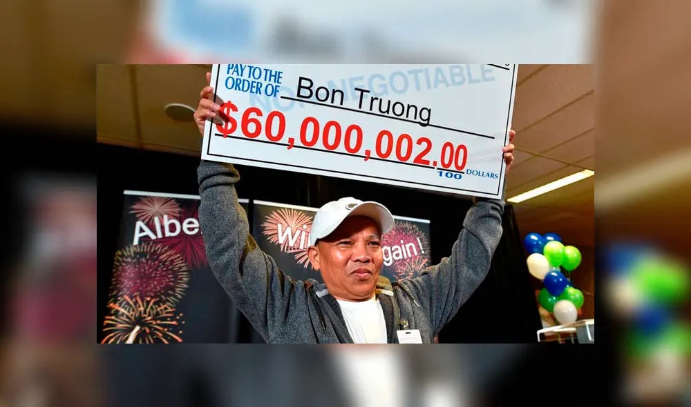 Bon Truong ganó la lotería, pero tardó un año en cobrar su millonario premio. (Foto: Difusión)