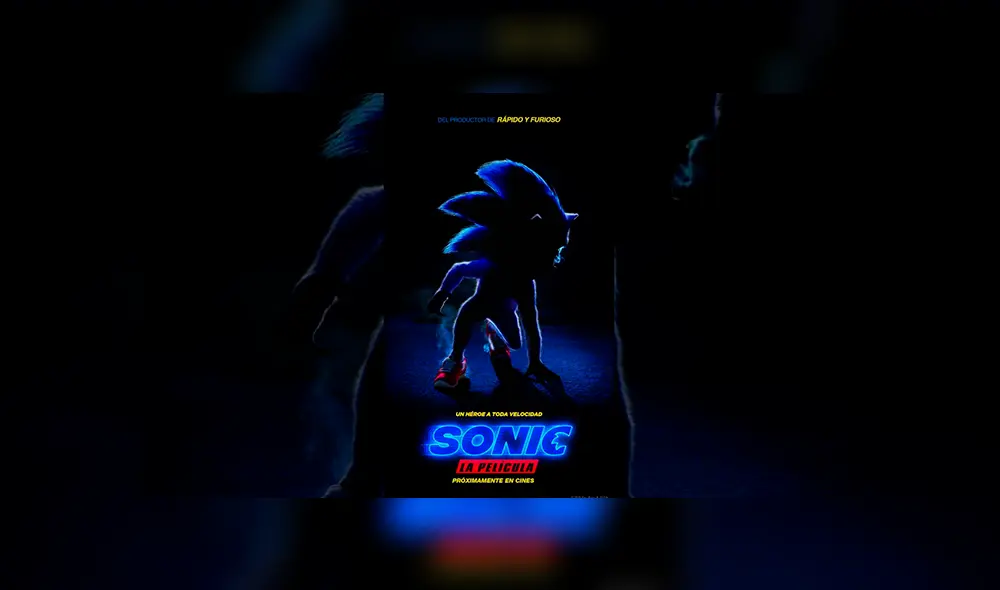 Imagen promocional de Sonic, la película.