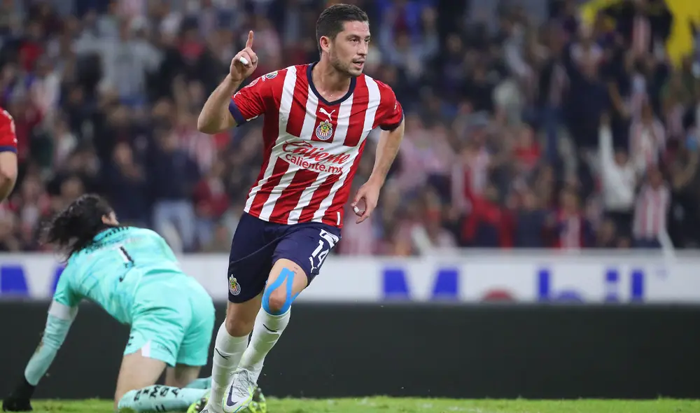 Santiago Ormeño es uno de los goleadores de la Copa MX con el Chivas. Foto: @Chivas Santiago Ormeño es uno de los goleadores de la Copa MX con el Chivas. Foto: @Chivas