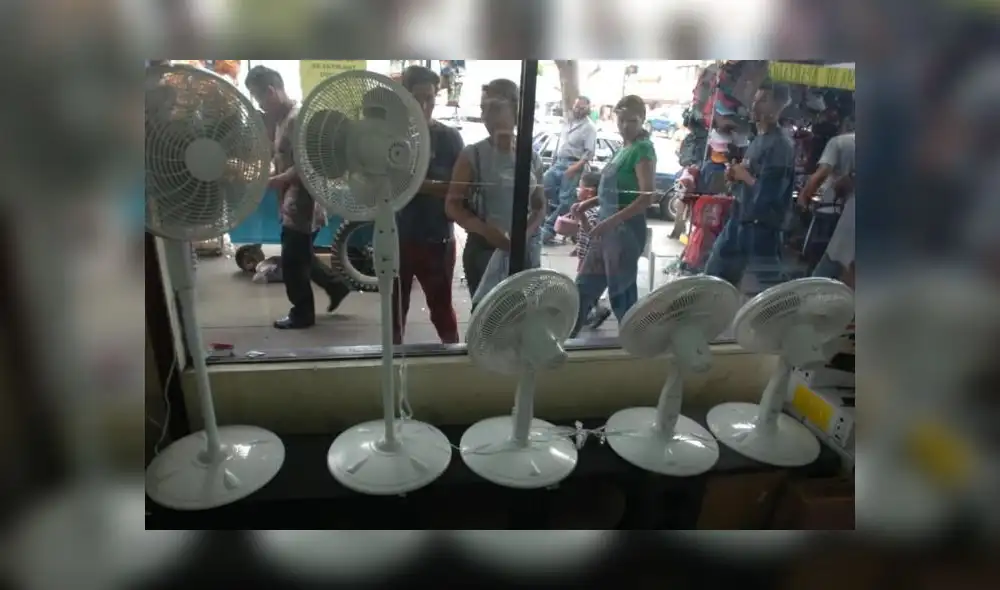 Intenso calor aumenta la venta de ventiladores a 75% en enero