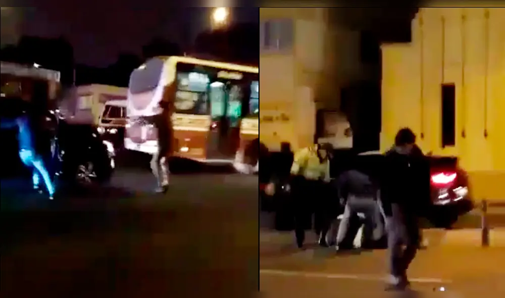 Surquillo: difunden impactante video de balacera en la Av. Angamos