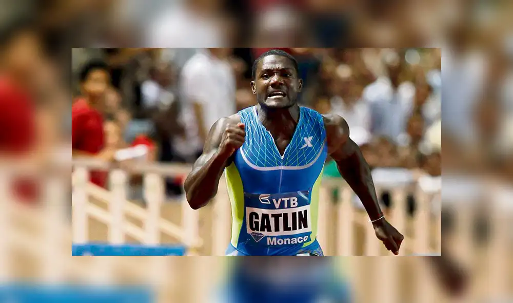 Veloz. El estadounidense Gatlin, olímpico en 100 m.