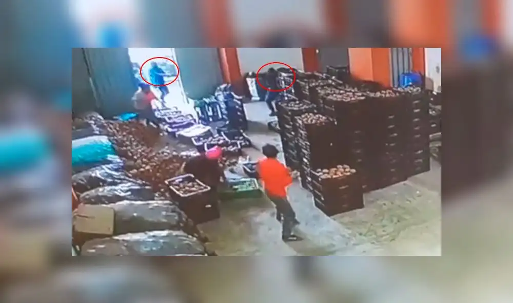 Asaltan a comerciante de papa en Ate Vitarte. Créditos: Captura.