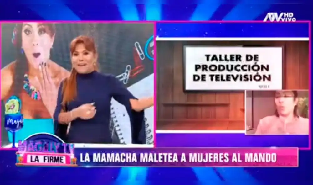 La productora de televisión tuvo fuertes palabras sobre el programa donde trabajaba antes de la pandemia. Foto: captura ATV La productora de televisión tuvo fuertes palabras sobre el programa donde trabajaba antes de la pandemia. Foto: captura ATV