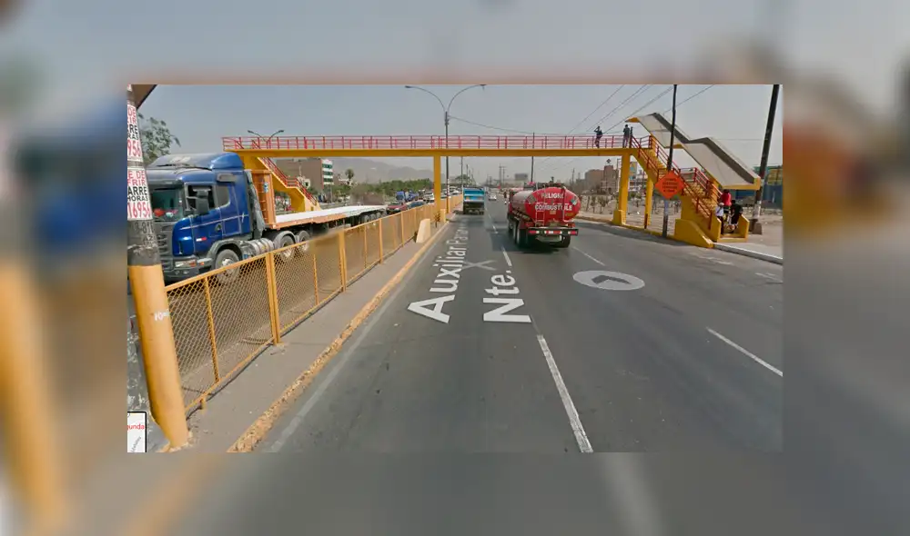 Google Maps: así lucía el puente de la Panamericana Norte en Comas que camión derribó [FOTOS] 