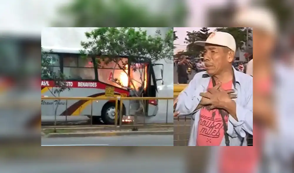 Serenos y testigos ayudaron a apagar el incendio con tierra y agua. (Foto: Captura de video)