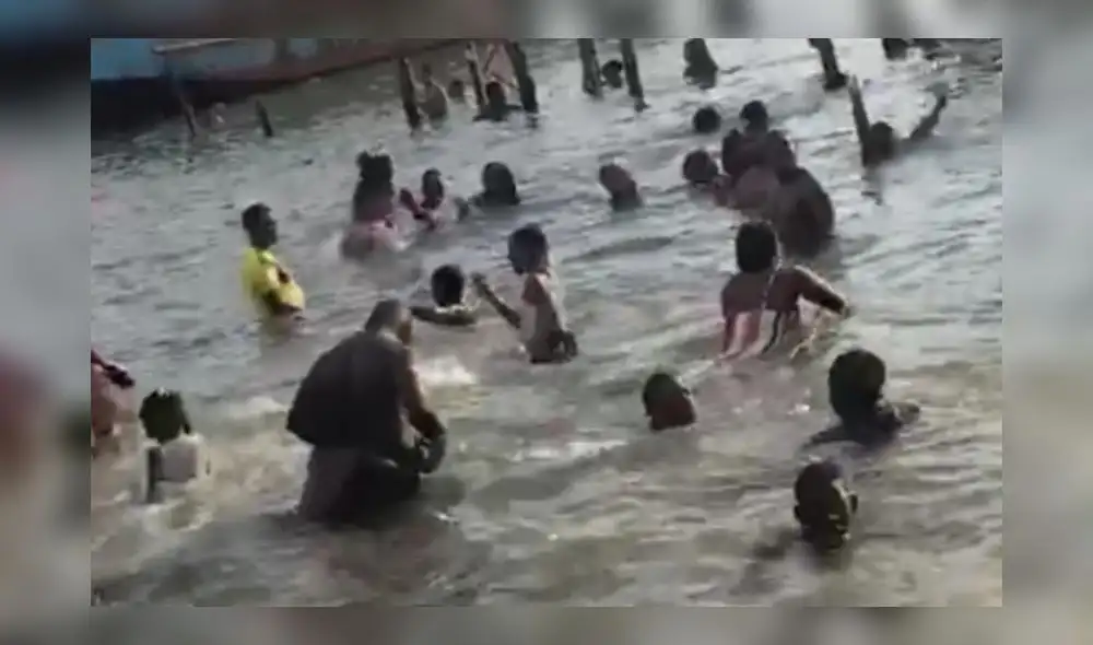 Entre los presentes habían menores de edad. Fuente: RCN.