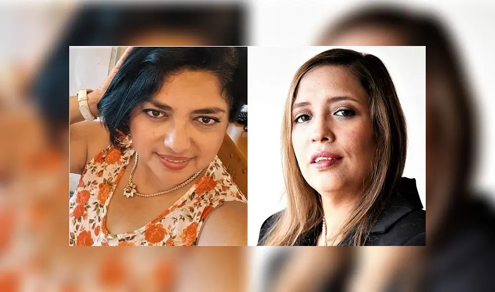 Hilda Díaz del Águila y Claudia Calmet.