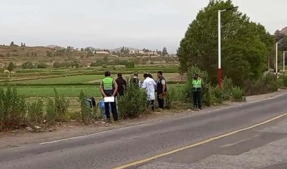 Arequipa. cuerpo fue llevado a la morgue para su identificación y necropsia. Foto captura EPA Noticias