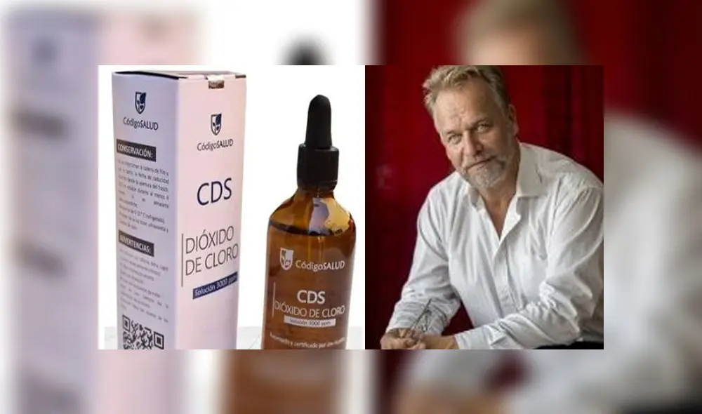 Andreas Kalcker y su relación con el dióxido de cloro. Créditos: Composición. Andreas Kalcker y su relación con el dióxido de cloro. Créditos: Composición.