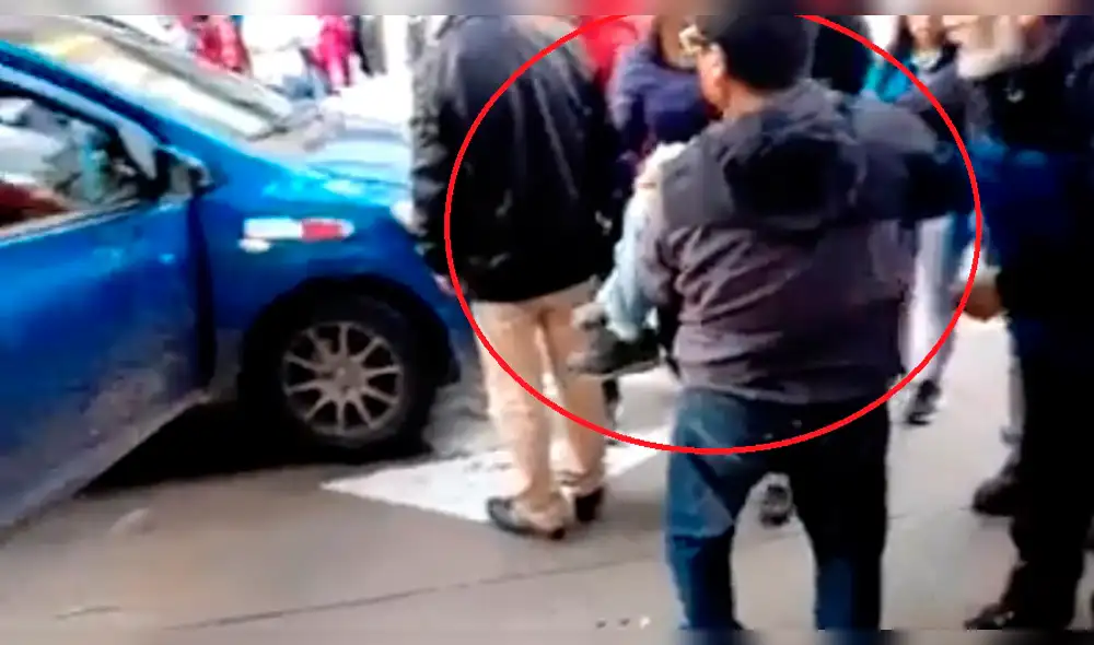 Taxista atropella a niño en Cajamarca [VIDEO]