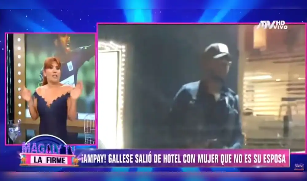 Magaly Medina advierte a Pedro Gallese que podría tener paparazzis cerca. Foto: Captura.