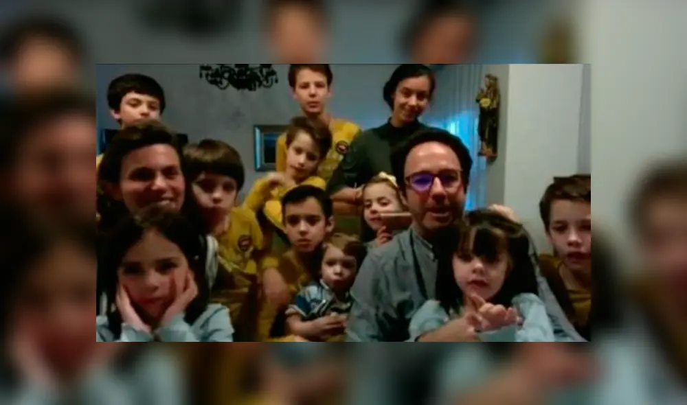 Irene y José tienen 11 hijos, y todos tienen COVID-19. (Foto: Captura) Irene y José tienen 11 hijos, y todos tienen COVID-19. (Foto: Captura)