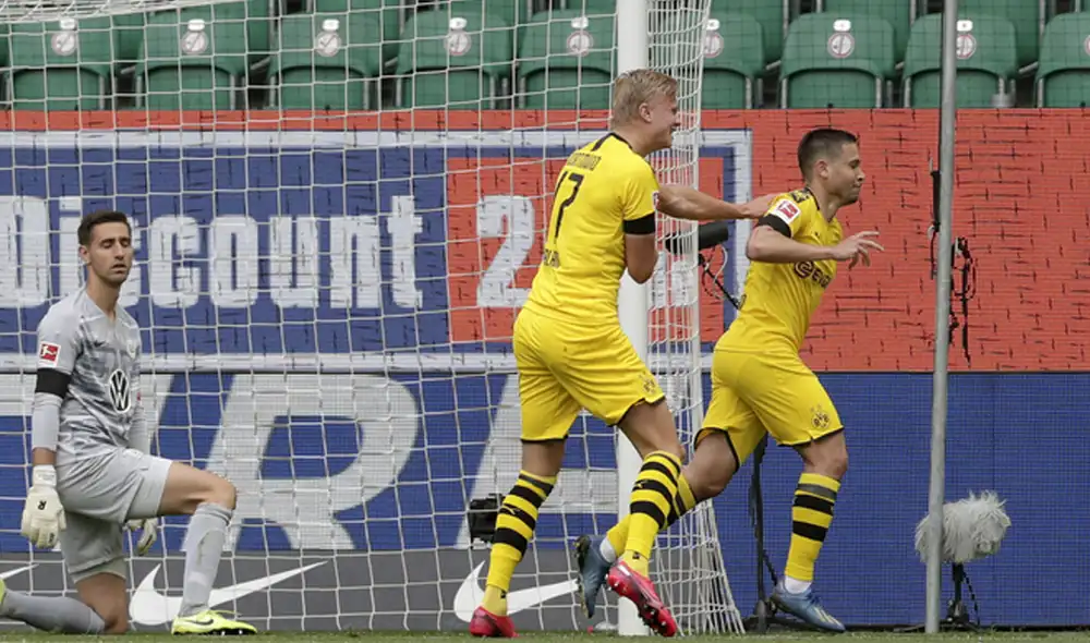 Guerreiro anotó el primer gol del partido. (Créditos: AFP) Guerreiro anotó el primer gol del partido. (Créditos: AFP)