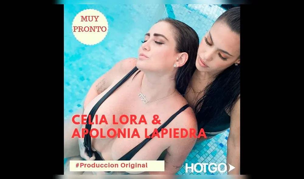 Celia Lora protagoniza video para adultos con la actriz Apolonia Celia Lora protagoniza video para adultos con la actriz Apolonia