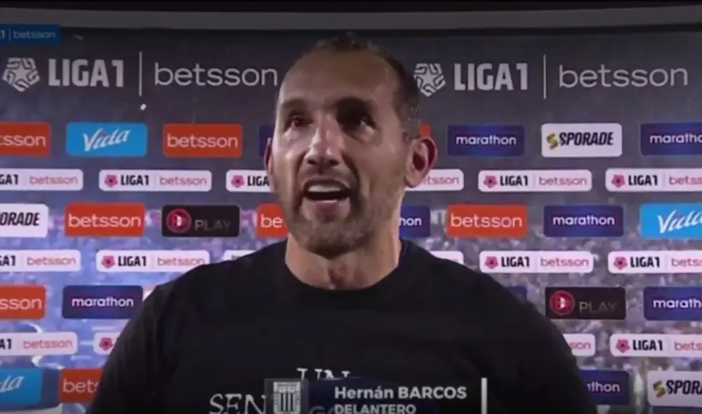 Hernan Barcos fue uno de los mejores jugadores de Alianza en el 2022. Foto: captura Gol Perú