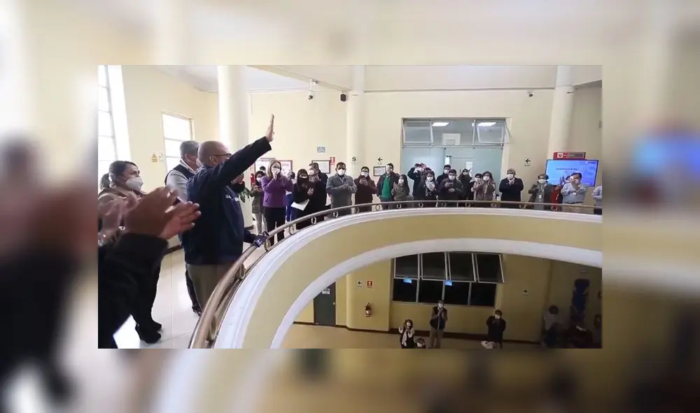 Víctor Zamora se despide del Minsa tras estar casi cuatro meses en el cargo. (Foto: Captura de video / Minsa) Víctor Zamora se despide del Minsa tras estar casi cuatro meses en el cargo. (Foto: Captura de video / Minsa)