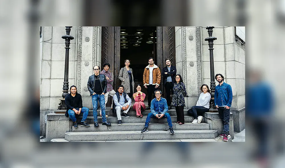 Todos. Los ganadores del primer y segundo puesto del Concurso Nacional de Pintura del BCRP en el Museo Central.