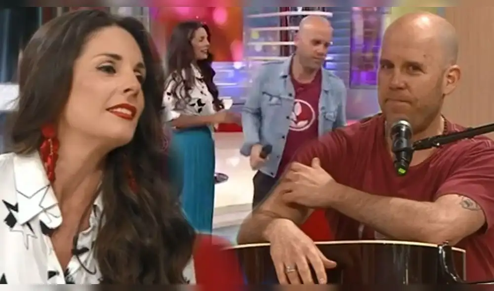 Rebeca Escribens bromea con Gianmarco y cantante se retira de su programa