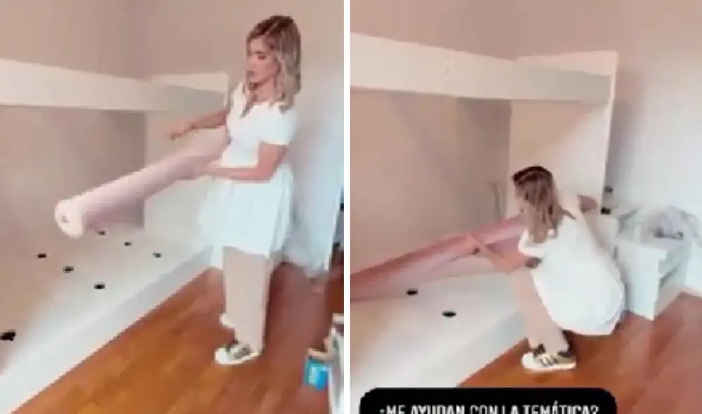 Korina Rivadeneira mostró detalles de la decoración. Foto: captura Instagram