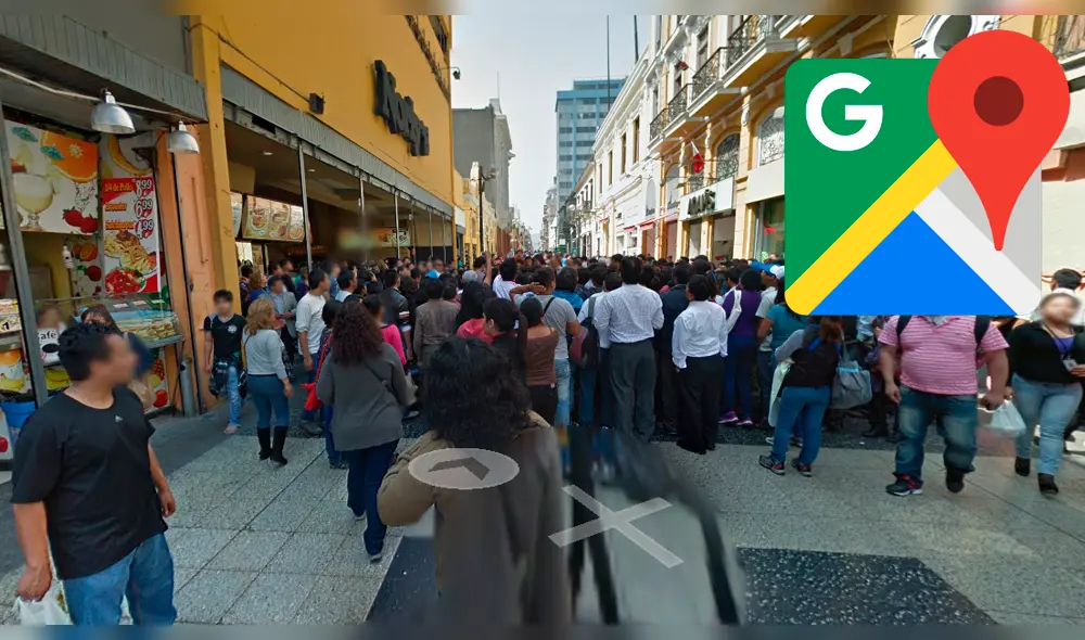 Vía Google Maps: halla rara imagen en Jirón de la Unión y asombra a miles