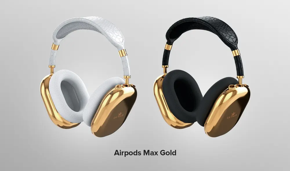 Presentación oficial de la edición limitada de los AirPods Max de Apple. Foto: Caviar