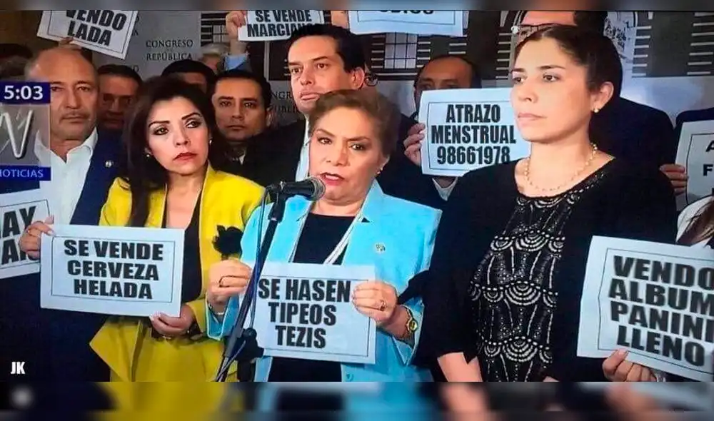 Facebook: Congresistas de Fuerza Popular se convierte en blanco de burlas y divertidos memes