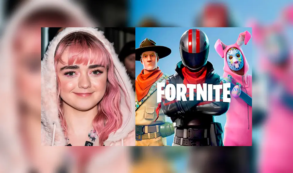 Maisie Williams propone una nueva arma para jugadores pasivos en Fortnite. Foto: composición La República.